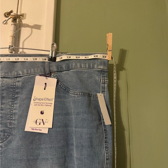 Gloria Vanderbilt shape effect flare leg smoothing panel technology high rise - Picture 3 of 12